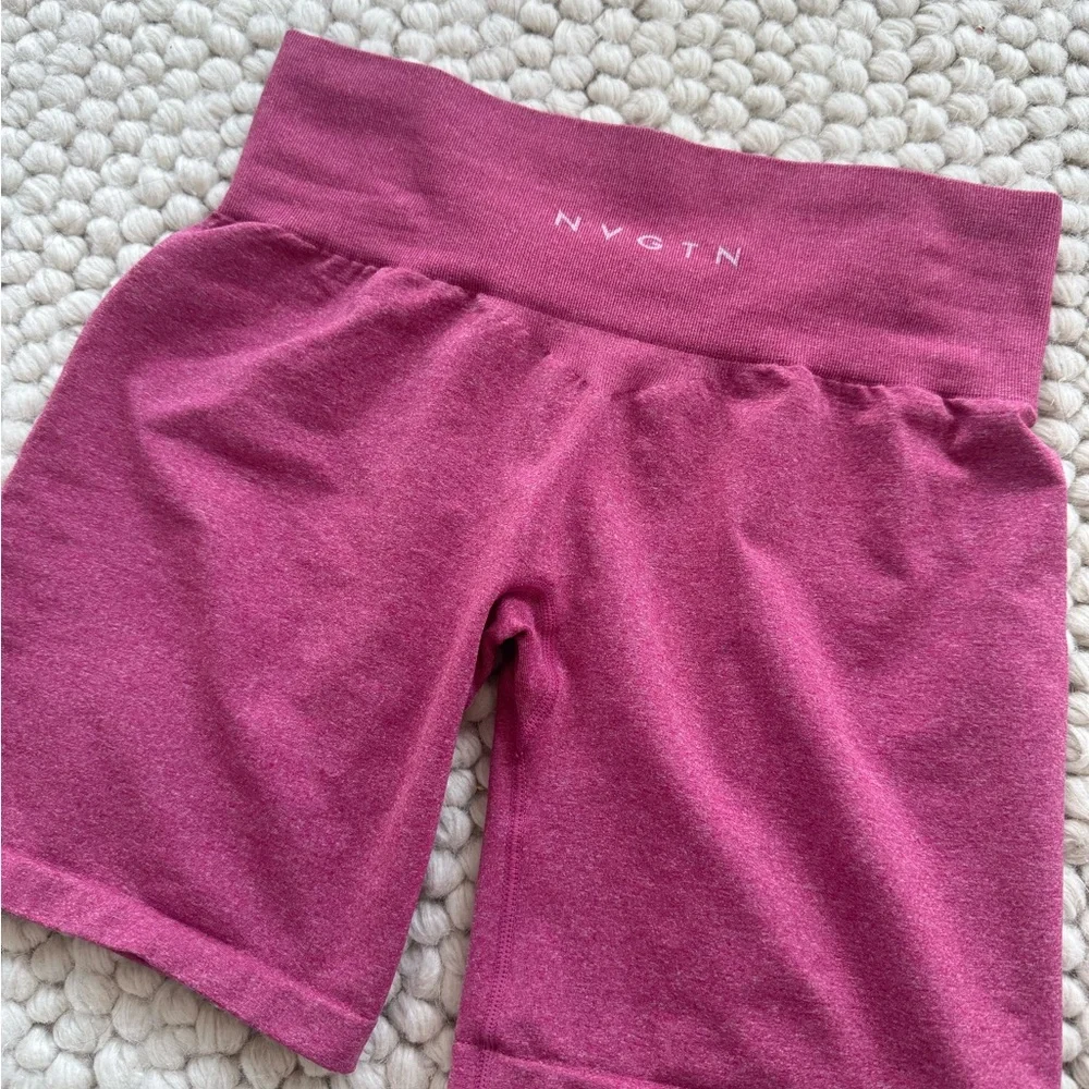 NVGTN Women's Athletic Shorts - Pink - Picture 3 of 4